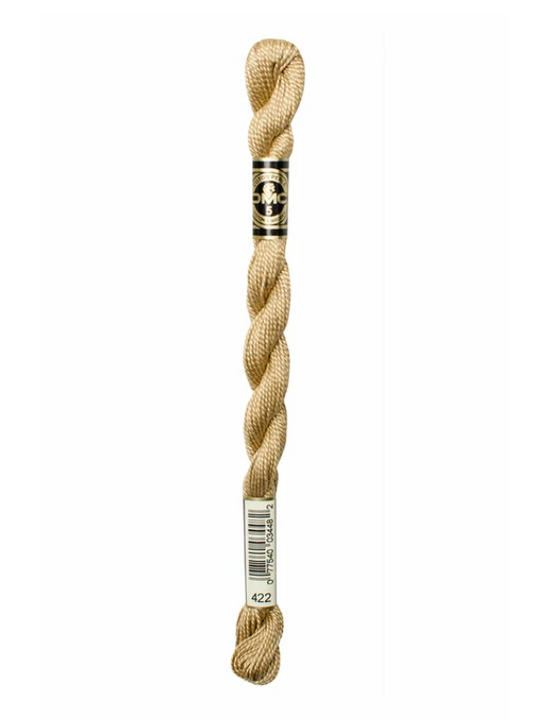 DMC Size 5 Pearl 422 Light Hazelnut Brown