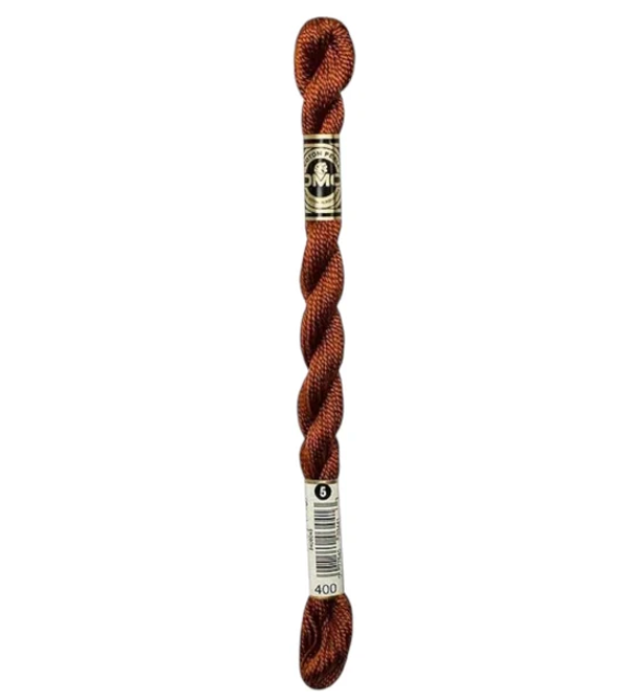 DMC Size 5 Pearl 400 Dark Mahogany