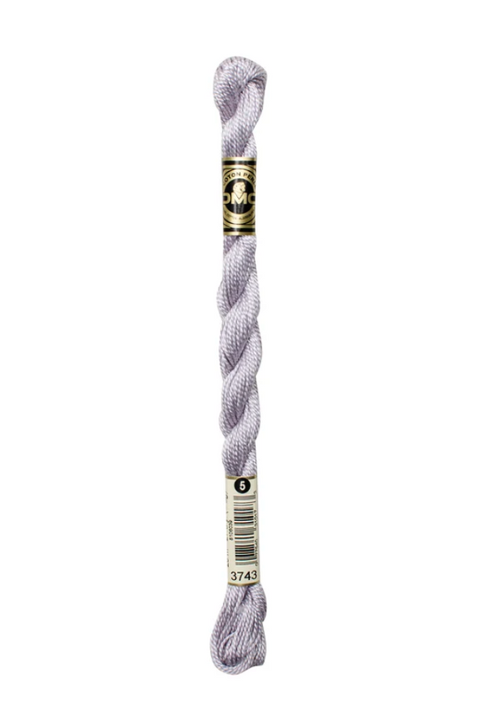 DMC Size 5 Pearl 3743 Very Light Antique Violet