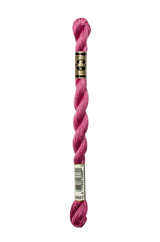 DMC Size 5 Pearl 3687 Mauve