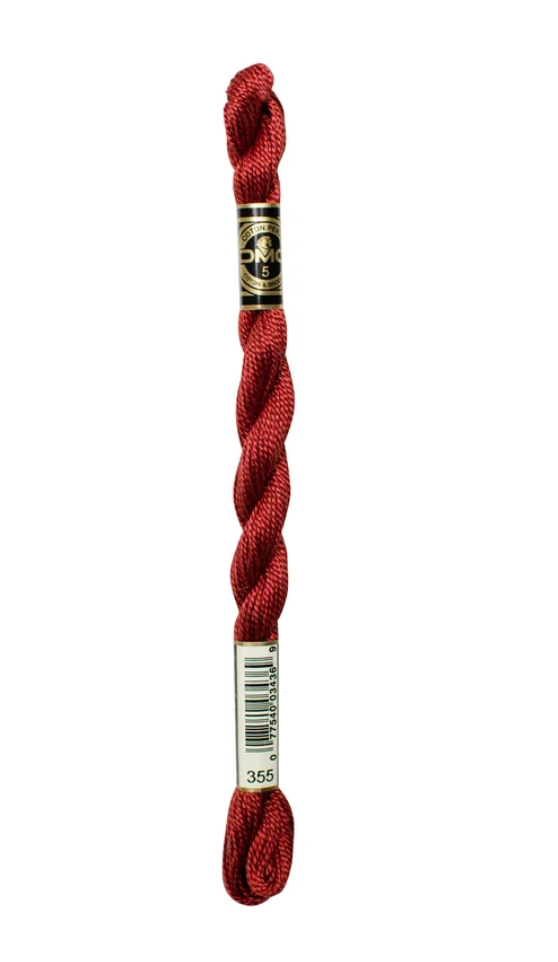 DMC Size 5 Pearl 355 Dark Terra Cotta