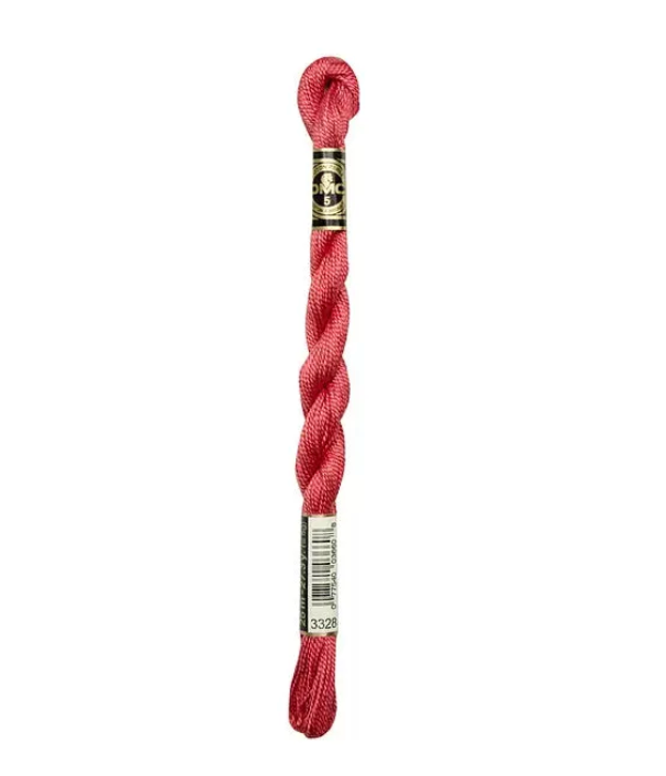 DMC Size 5 Pearl 3328 Dark Salmon