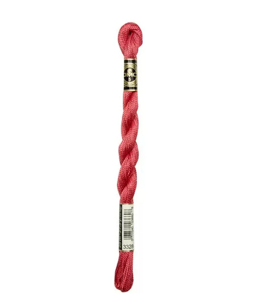 DMC Size 5 Pearl 3328 Dark Salmon