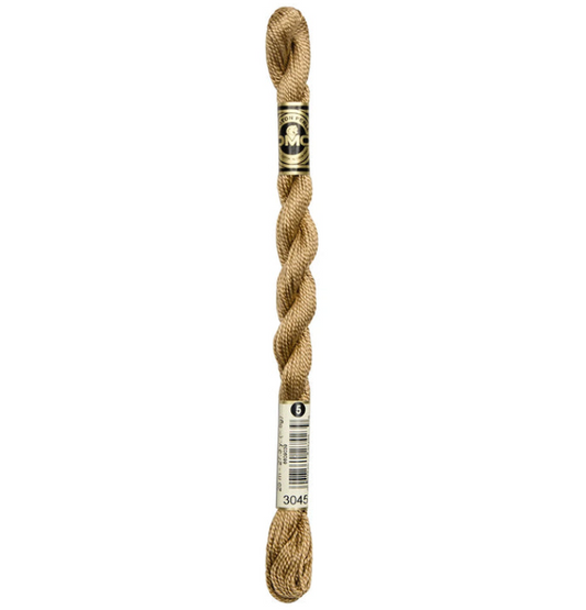 DMC Size 5 Pearl 3045 Dark Yellow Beige