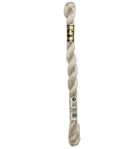 DMC Size 5 Pearl 3033 Very Light Mocha Brown