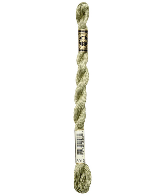 DMC Size 5 Pearl 3013 Light Khaki Green