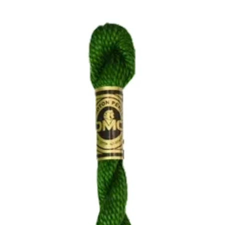 DMC Size 3 Pearl 986 Very Dark Forest Green