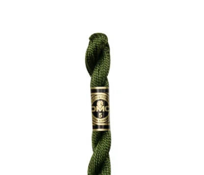 DMC Size 3 Pearl 936 Very Dark Avocado Green