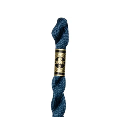 DMC Size 3 Pearl 930 Dark Antique Blue