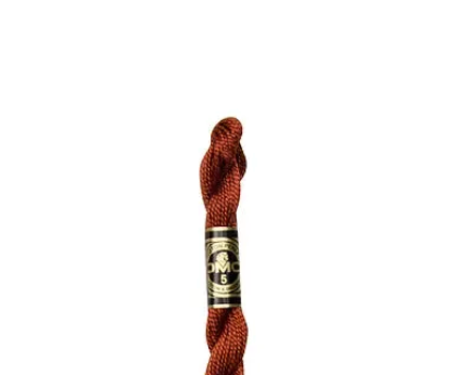 DMC Size 3 Pearl 918 Dark Red Copper