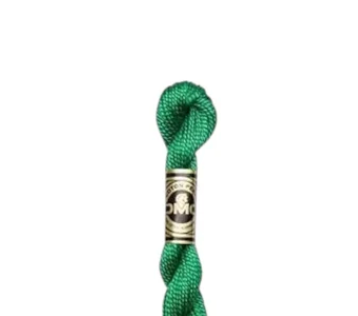 DMC Size 3 Pearl 910 Dark Emerald Green