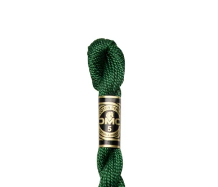 DMC Size 3 Pearl 895 Very Dark Hunter Green