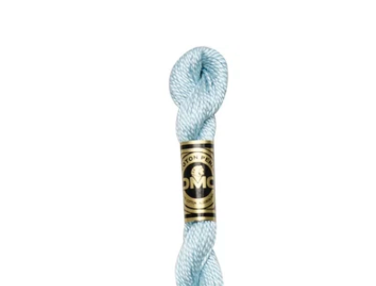 DMC Size 3 Pearl 828 Ultra Very Very Light Blue