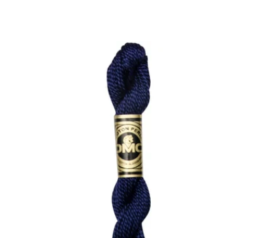 DMC Size 3 Pearl 823 Dark Navy Blue