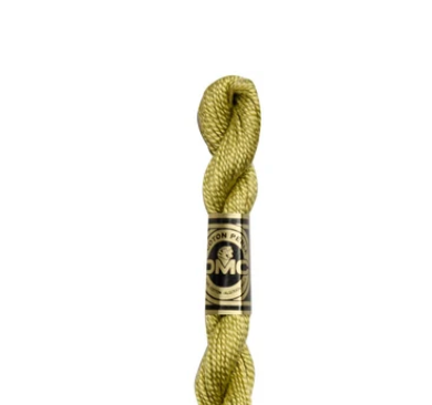 DMC Size 3 Pearl 734 Light Olive Green
