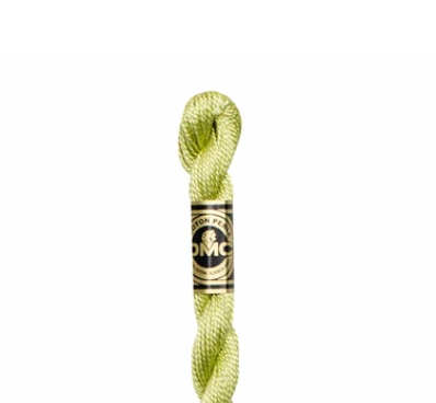 DMC Size 3 Pearl 472 Ultra Light Avocado Green