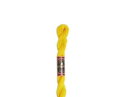 DMC Size 3 Pearl 444 Dark Lemon