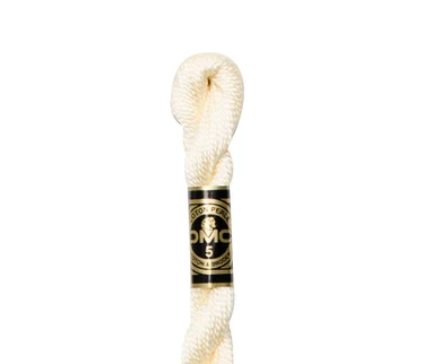 DMC Size 3 Pearl 3823 Ultra Pale Yellow