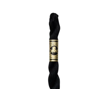 DMC 310 Size 3 Pearl Cotton Black