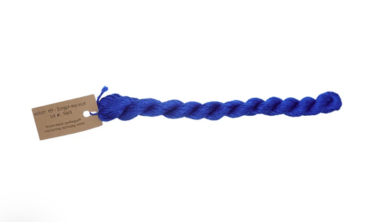 Silk & Ivory Skein - Forget Me Not