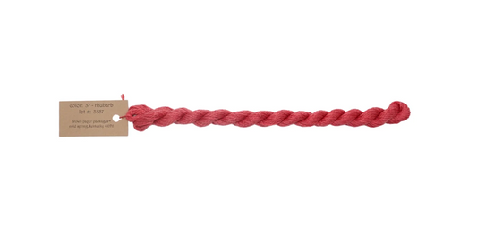 Silk & Ivory Skein - Rhubarb