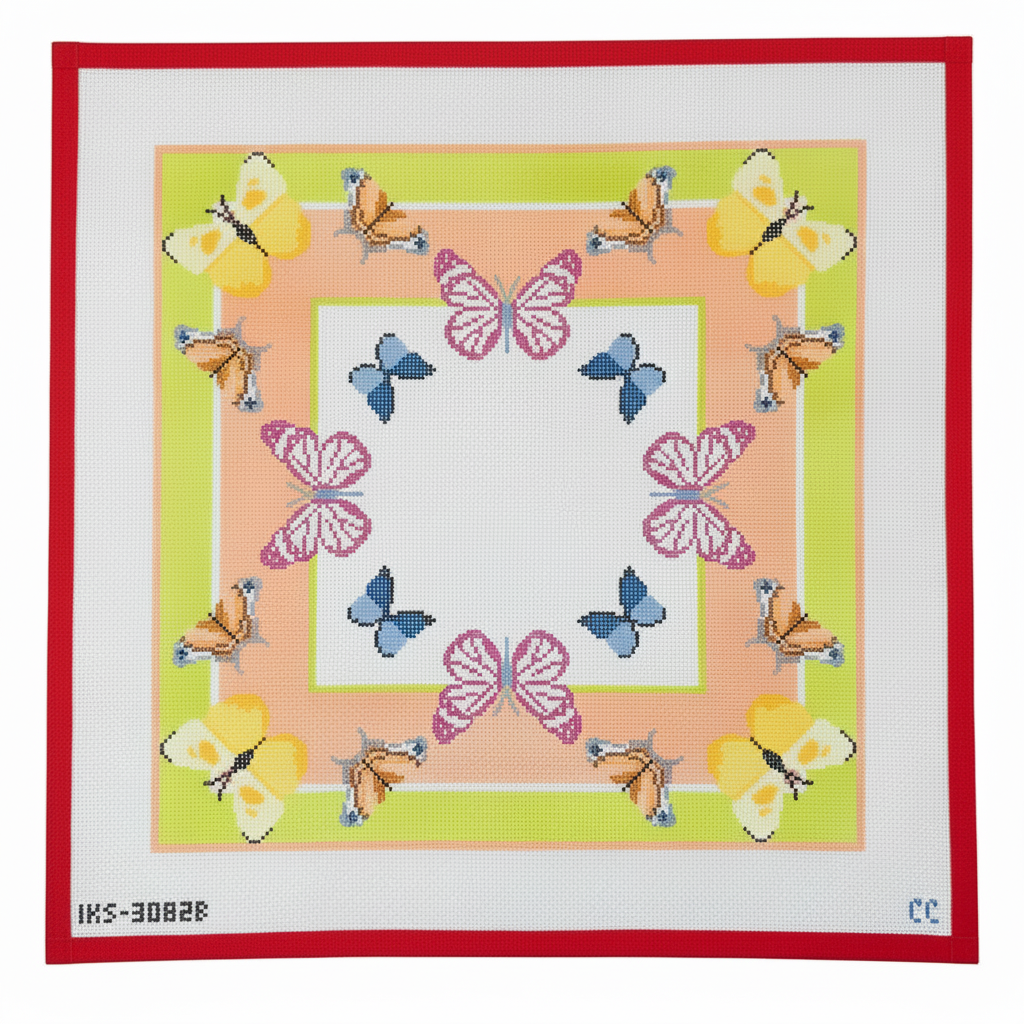 Large Bright Butterfly Scarf